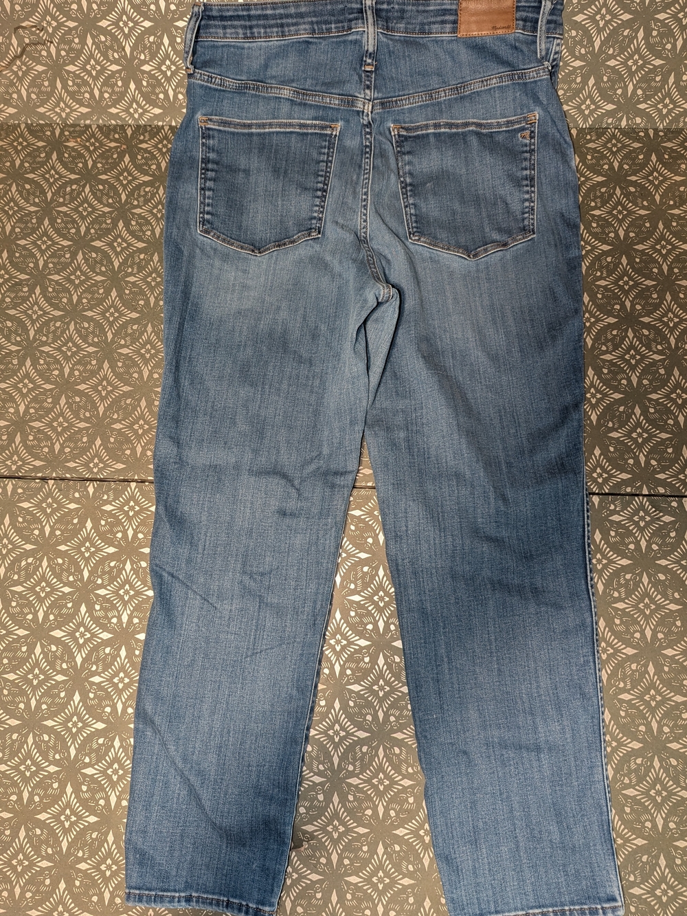 Madewell Women's Curvy Stovepipe Size 31 90s Mom Jeans Classic Cool